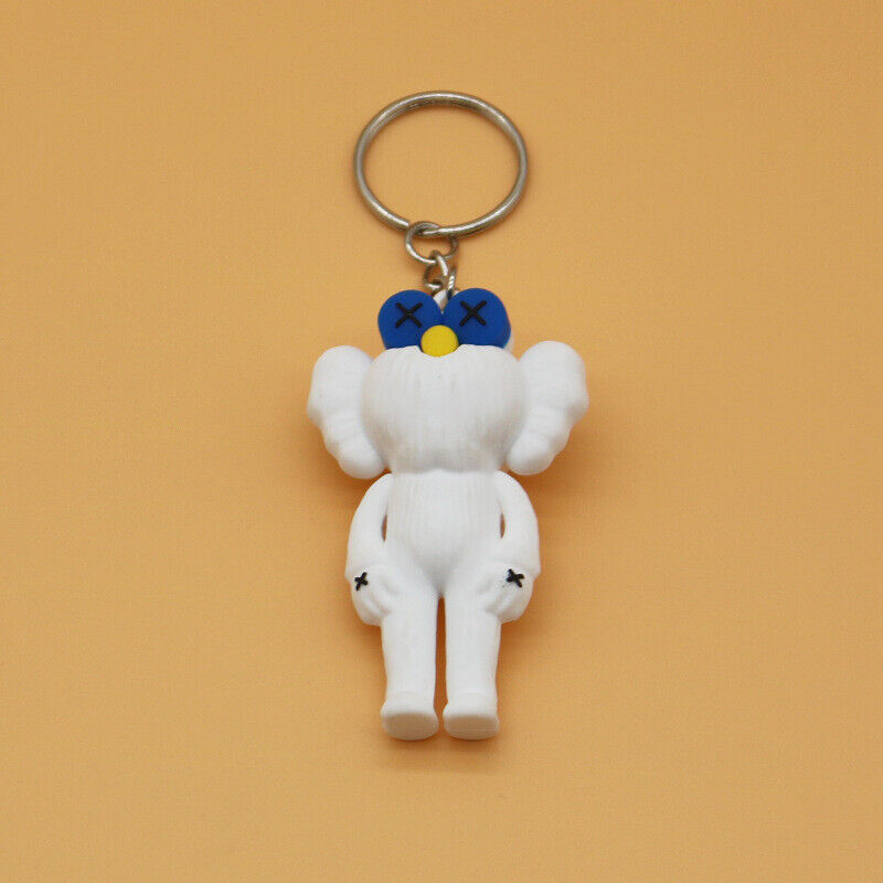 KAWS Collectible Keychain ELMO Figures Blue/Pink/Red/